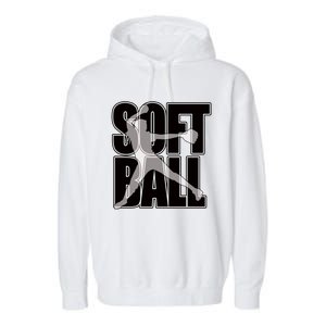 Softball Pitcher Great N Player Practice Cool Gift Garment-Dyed Fleece Hoodie