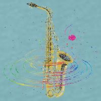 Sax Player Gift Idea Saxophonist Music Notes Saxophone Sueded Cloud Jersey T-Shirt