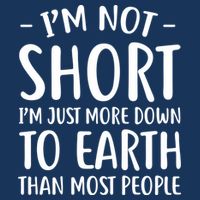 Short People Gifts Funny I'm Not Short Button