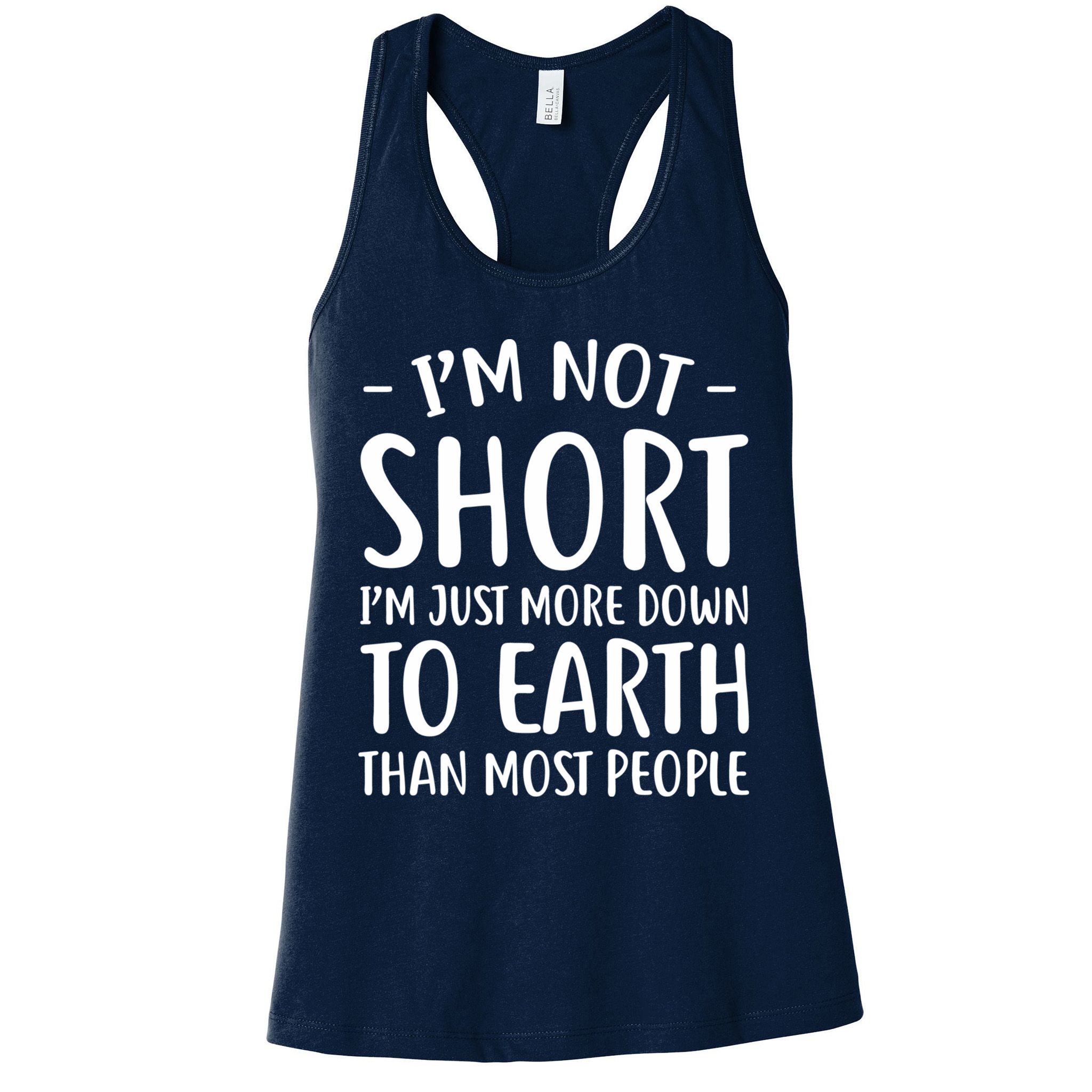 Short People Gifts Funny I'm Not Short Womens Tank Top