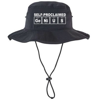 Self Proclaimed Genius Funny Periodic Table Bucket Hat