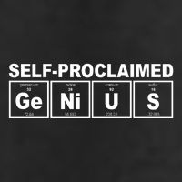Self Proclaimed Genius Funny Periodic Table 25L Jumbo Tote