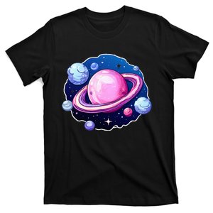 Saturn Planets Galaxy T-Shirt