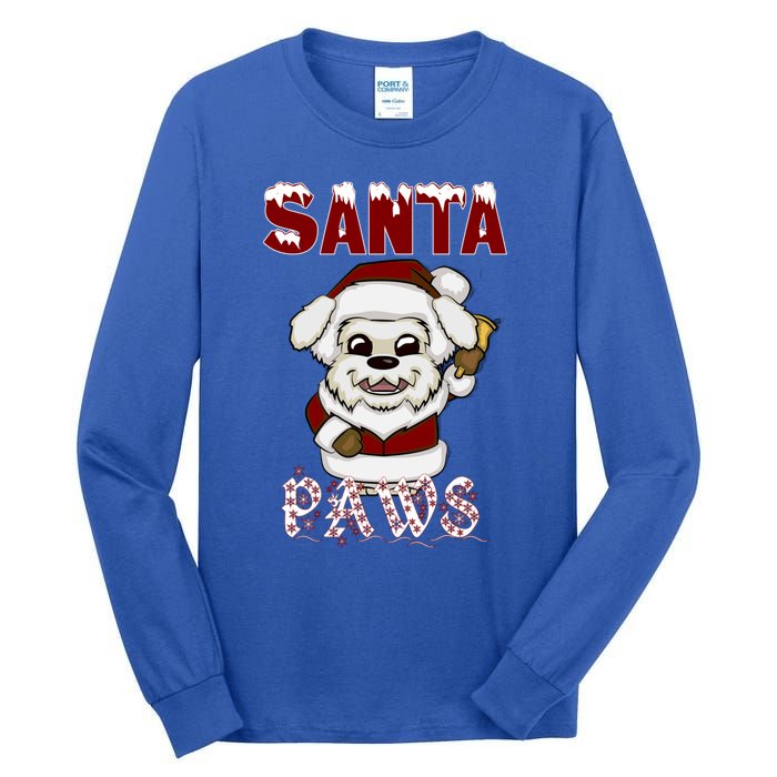 Santa Paws Gift Tall Long Sleeve T-Shirt