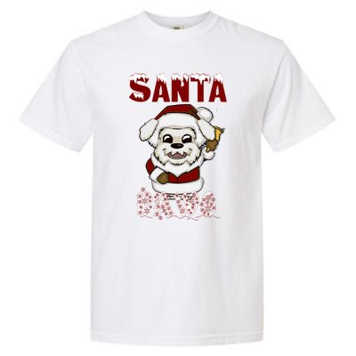 Santa Paws Gift Garment-Dyed Heavyweight T-Shirt