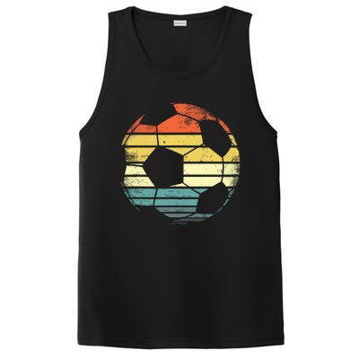 Soccer Player Gifts Funny Ball Retro Vintage Style Coach PosiCharge Competitor Tank