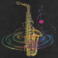 Sax Player Gift Idea Saxophonist Music Notes Saxophone Cool Comfort Performance Bucket Hat