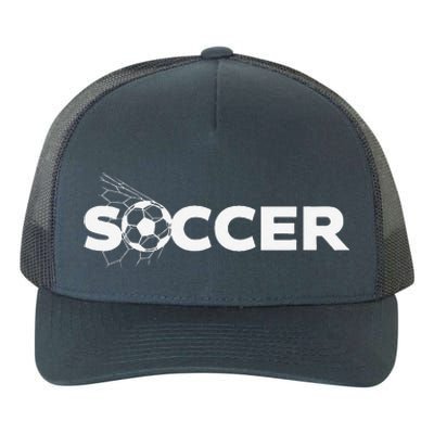 Soccer Players Gift Yupoong Adult 5-Panel Trucker Hat