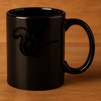 Squirrel Playing Guitar Funny Squirel Guitar Lover Guitar 11oz C Handle Ceramic Mug