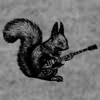 Squirrel Playing Guitar Funny Squirel Guitar Lover Guitar Long Sleeve Shirt