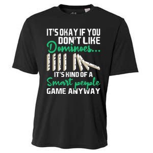 Smart People Game Anyway  Dominoes Lover Domino Player Cooling Performance Crew T-Shirt