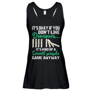 Smart People Game Anyway  Dominoes Lover Domino Player Ladies Essential Flowy Tank