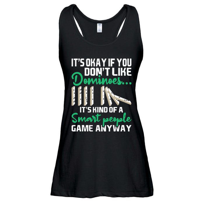 Smart People Game Anyway  Dominoes Lover Domino Player Ladies Essential Flowy Tank