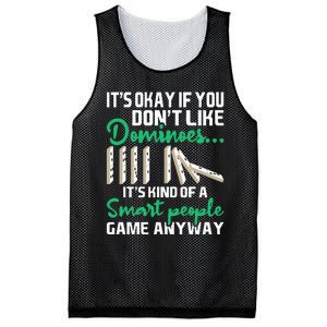 Smart People Game Anyway  Dominoes Lover Domino Player Mesh Reversible Basketball Jersey Tank