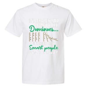 Smart People Game Anyway  Dominoes Lover Domino Player Garment-Dyed Heavyweight T-Shirt