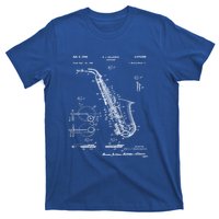 Saxophone Patent Graphic Gift T-Shirt