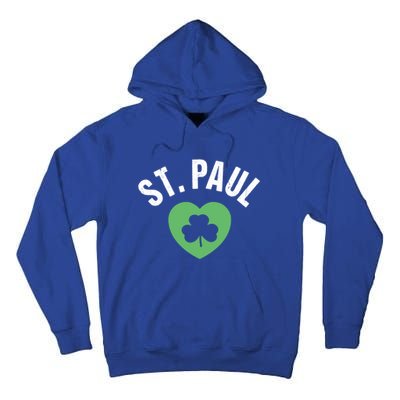 St Patricks Green Heart Irish Saint Pattys Day Lucky St Paul Cute Gift Tall Hoodie