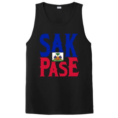 Sak Pase Gift Cute Haitian Creole Pride Gift PosiCharge Competitor Tank