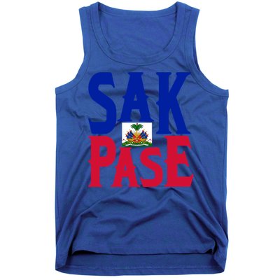 Sak Pase Gift Cute Haitian Creole Pride Gift Tank Top