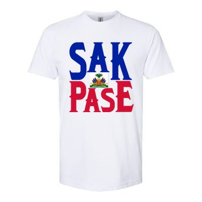 Sak Pase Gift Cute Haitian Creole Pride Gift Softstyle® CVC T-Shirt