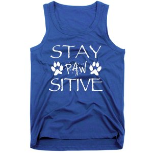 Stay Pawsitive Gift Tank Top