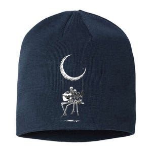 Skeleton Playing Guitar Band Sustainable Beanie