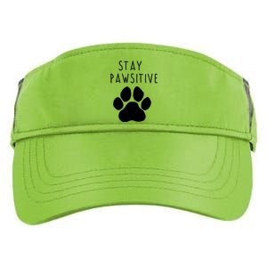 Stay Pawsitive Gift Adult Drive Performance Visor