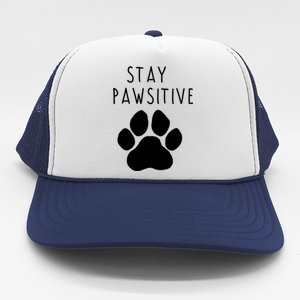 Stay Pawsitive Gift Trucker Hat