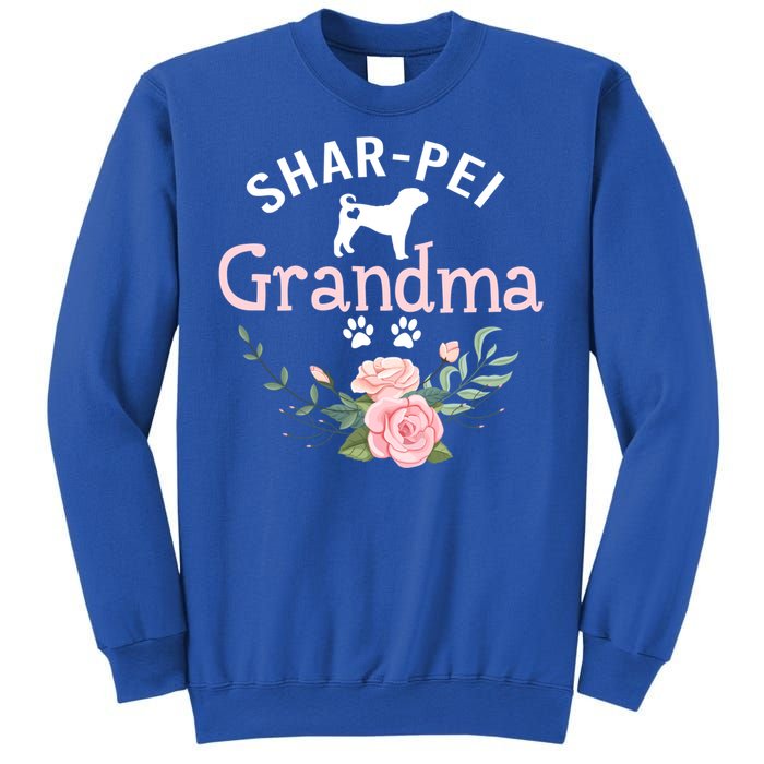 Shar Pei Grandma Funny Gift Mom Cute Dog Lover Christmas Gift Sweatshirt