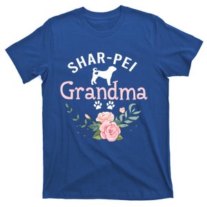 Shar Pei Grandma Funny Gift Mom Cute Dog Lover Christmas Gift T-Shirt