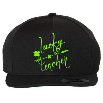 St Patrick Gift Lucky Teacher Cute Bold And Trendy Gift Wool Snapback Cap