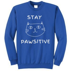 Stay Pawsitive Gift Sweatshirt