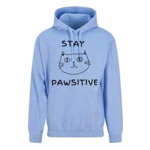 Stay Pawsitive Gift Unisex Surf Hoodie