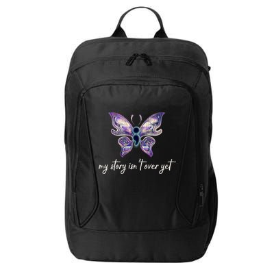 Semicolon Project Gift Depression Awareness Gift City Backpack