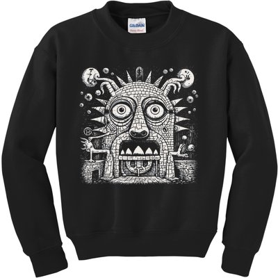 Surrealistic Pagan God Of The Stove Hearth And Domesticity Kids Sweatshirt