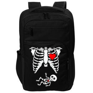 Skeleton Pregnancy Gift Xray Halloween Pregnant Great Gift Impact Tech Backpack