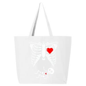 Skeleton Pregnancy Gift Xray Halloween Pregnant Great Gift 25L Jumbo Tote