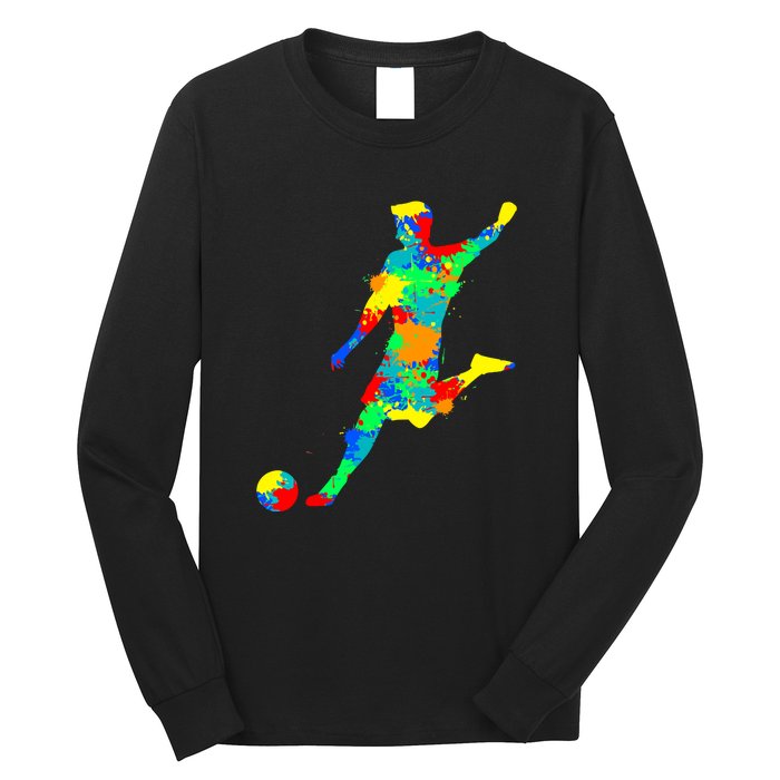 Soccer Player Gift Long Sleeve Shirt