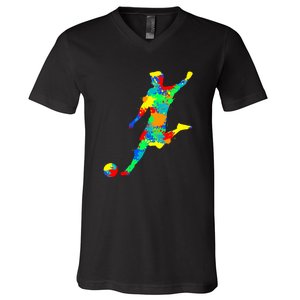 Soccer Player Gift V-Neck T-Shirt