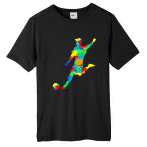 Soccer Player Gift Tall Fusion ChromaSoft Performance T-Shirt