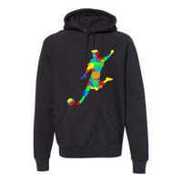 Soccer Player Gift Premium Hoodie