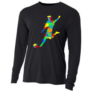 Soccer Player Gift Cooling Performance Long Sleeve Crew