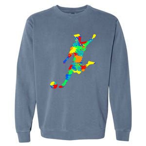 Soccer Player Gift Garment-Dyed Sweatshirt