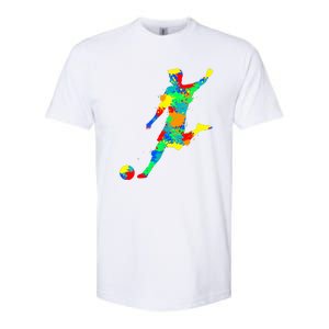 Soccer Player Gift Softstyle CVC T-Shirt