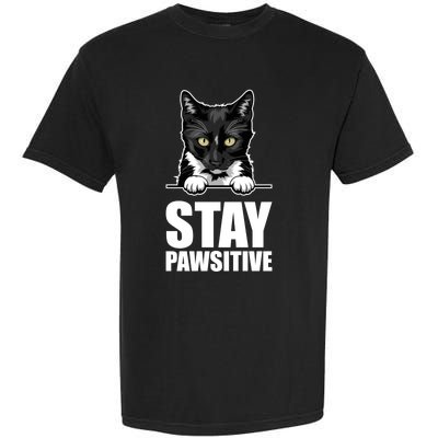 Stay Pawsitive Gift Garment-Dyed Heavyweight T-Shirt