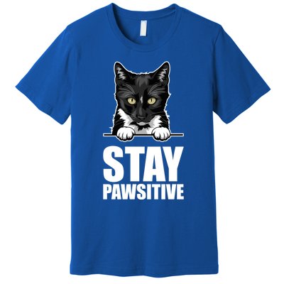 Stay Pawsitive Gift Premium T-Shirt