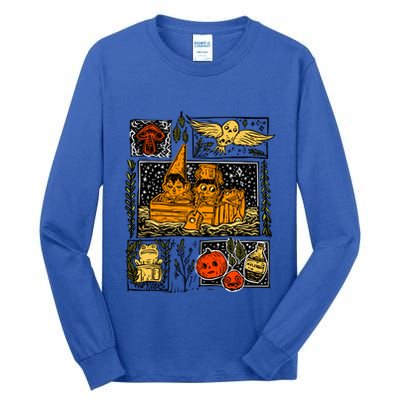 Spooky Pottsfield Harvest Festival Pumpkin Vibes Halloween Gift Tall Long Sleeve T-Shirt