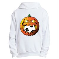 Soccer Player Halloween Pumpkin Skeleton Tees Boy Urban Pullover Hoodie