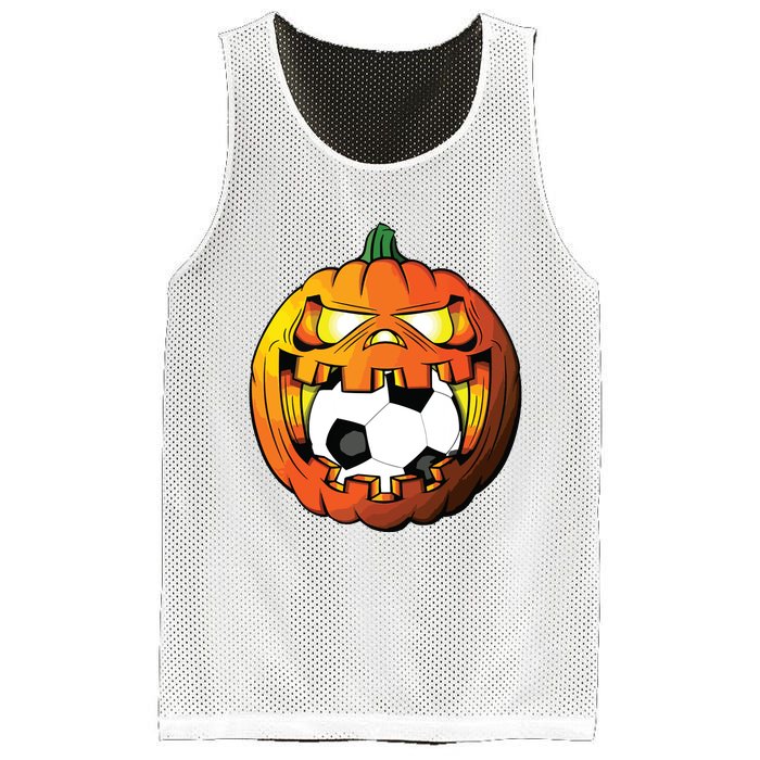 Soccer Player Halloween Pumpkin Skeleton Tees Boy Mesh Reversible Basketball Jersey Tank