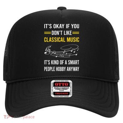 Smart People Hobby Classical Music High Crown Mesh Back Trucker Hat